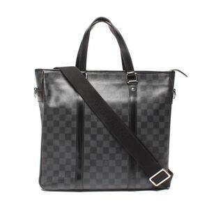 Louis Vuitton tote bag shoulder crossbody Tadao Damier Graphite